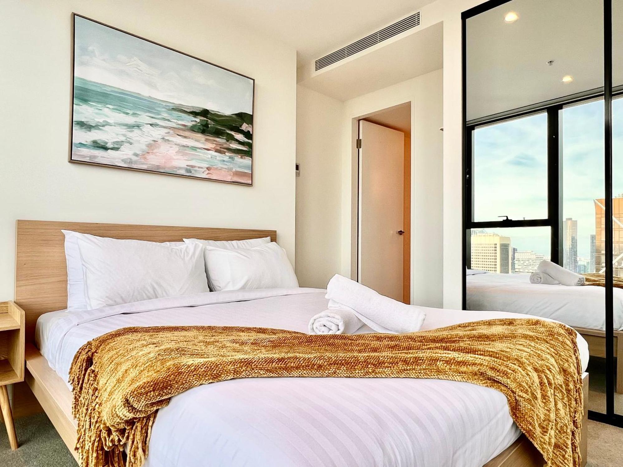 High Rise Top View 2Bed2Bath เมลเบิร์น ภายนอก รูปภาพ
