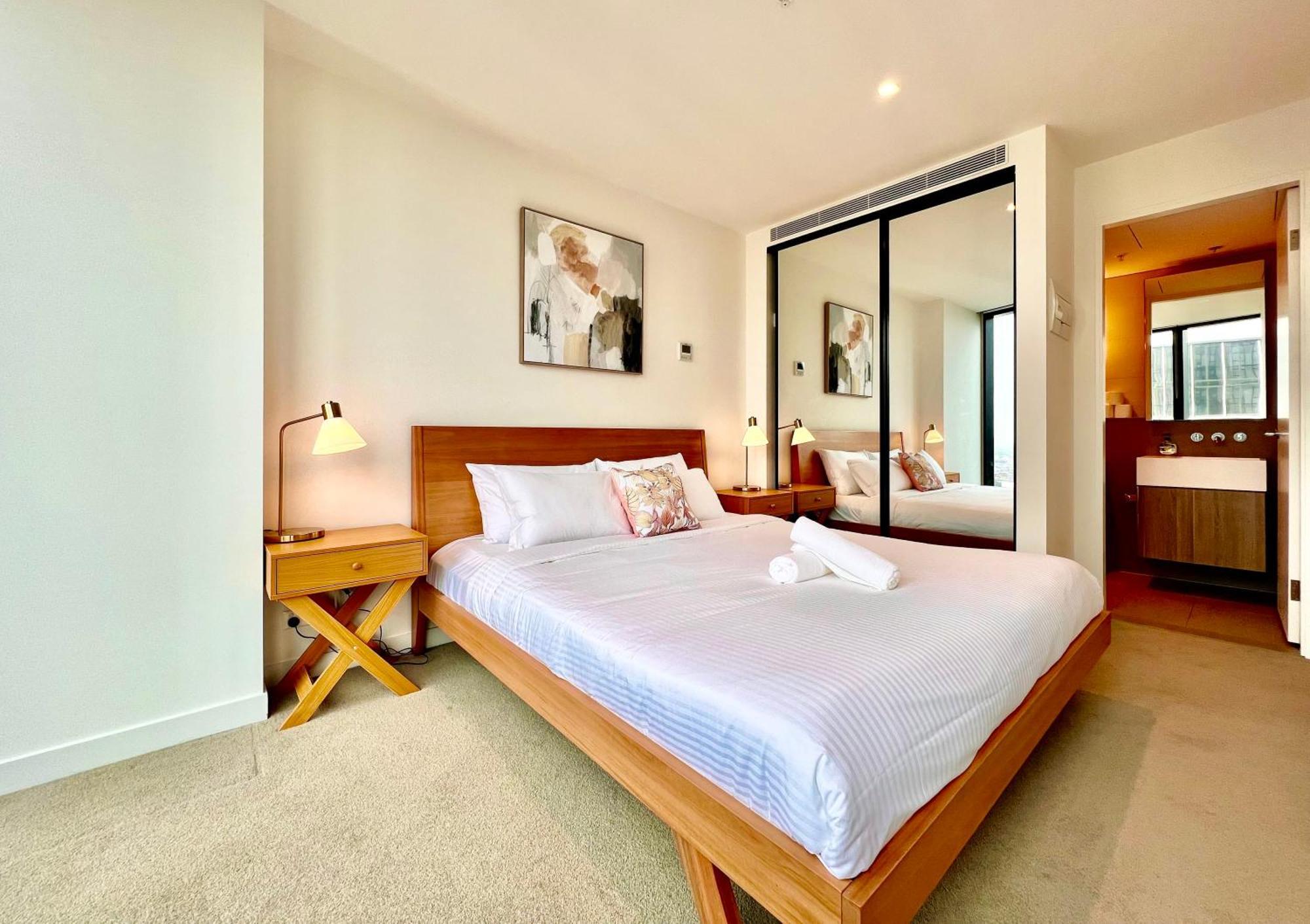 High Rise Top View 2Bed2Bath เมลเบิร์น ภายนอก รูปภาพ