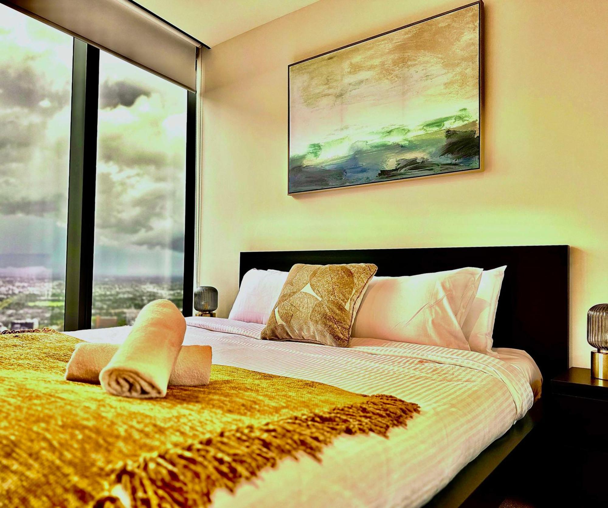High Rise Top View 2Bed2Bath เมลเบิร์น ภายนอก รูปภาพ