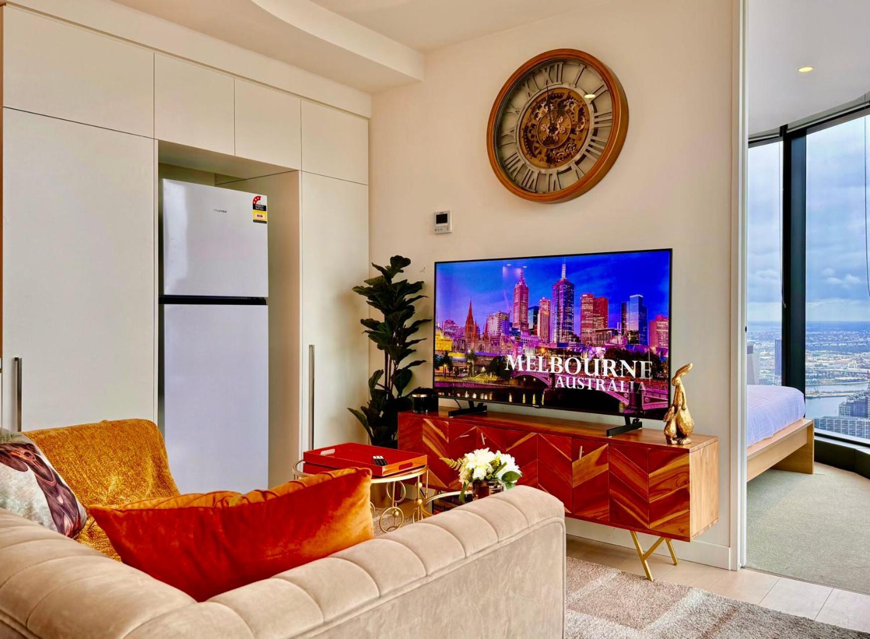 High Rise Top View 2Bed2Bath เมลเบิร์น ภายนอก รูปภาพ